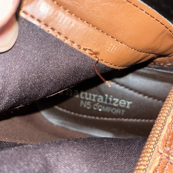 Naturalizer womens comfort leather brown leather tall boots size 8.5M - Picture 7 of 12